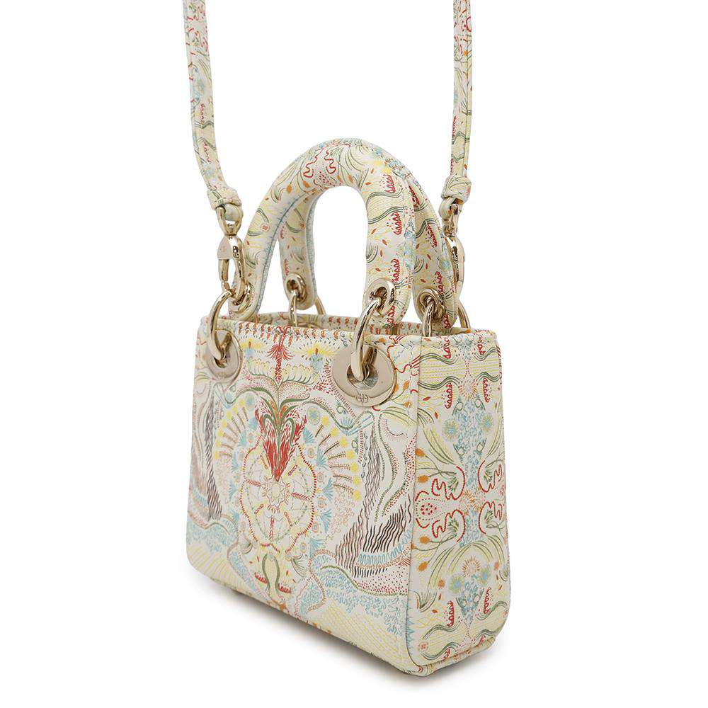 Dior Lady Dior Multicolore Cuir Size Micro