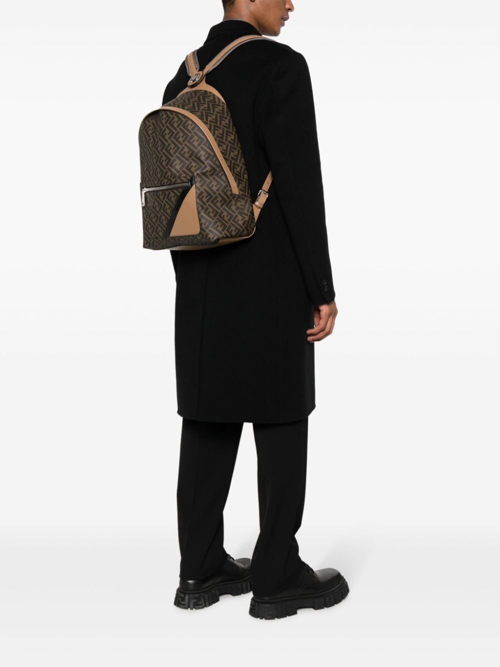 Sac à dos Medium Fendi au design diagonal - 33 X 43 X 14 Cm