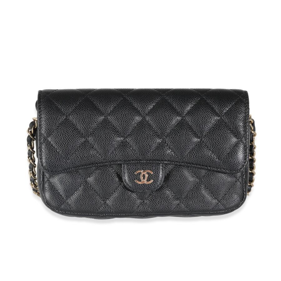 Chanel handbag black – front view