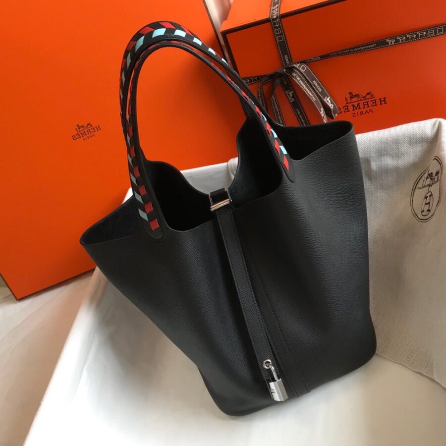 Hermes Picotin black bag – front view