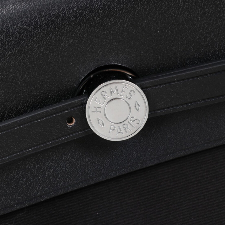 Hermes Herbag black – front view