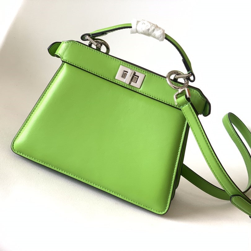 Fendi Peekaboo green bag – front view
