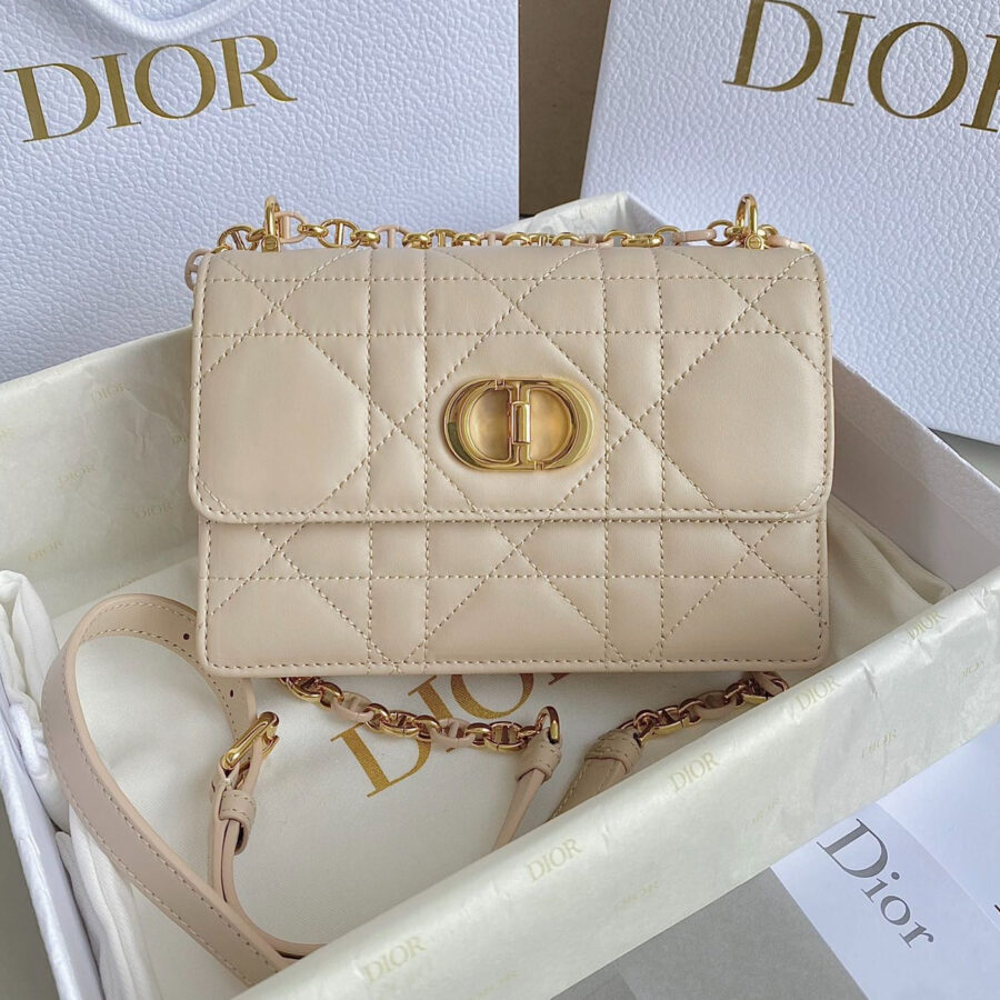 Designer Chain Bag beige – front view