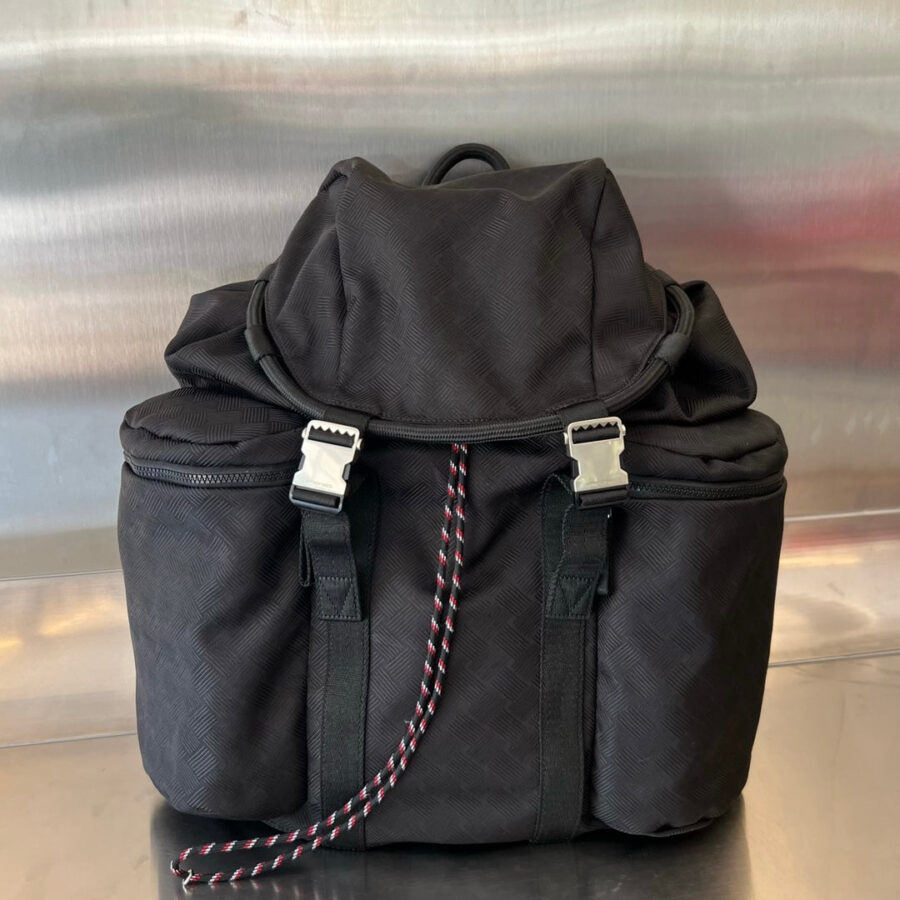 Designer Backpack black bag – front view