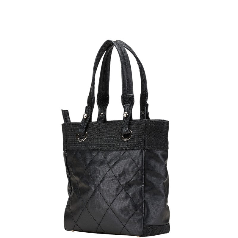 Chanel Biarritz Matelasse PVC Toile Cabas Classic Flap