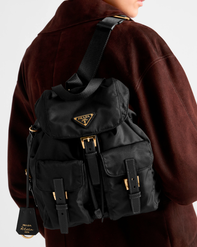 Prada Re-Edition bag – front view