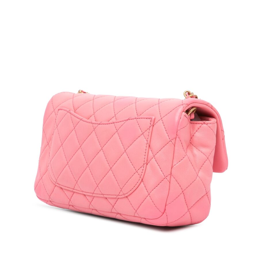 Chanel handbag pink – front view