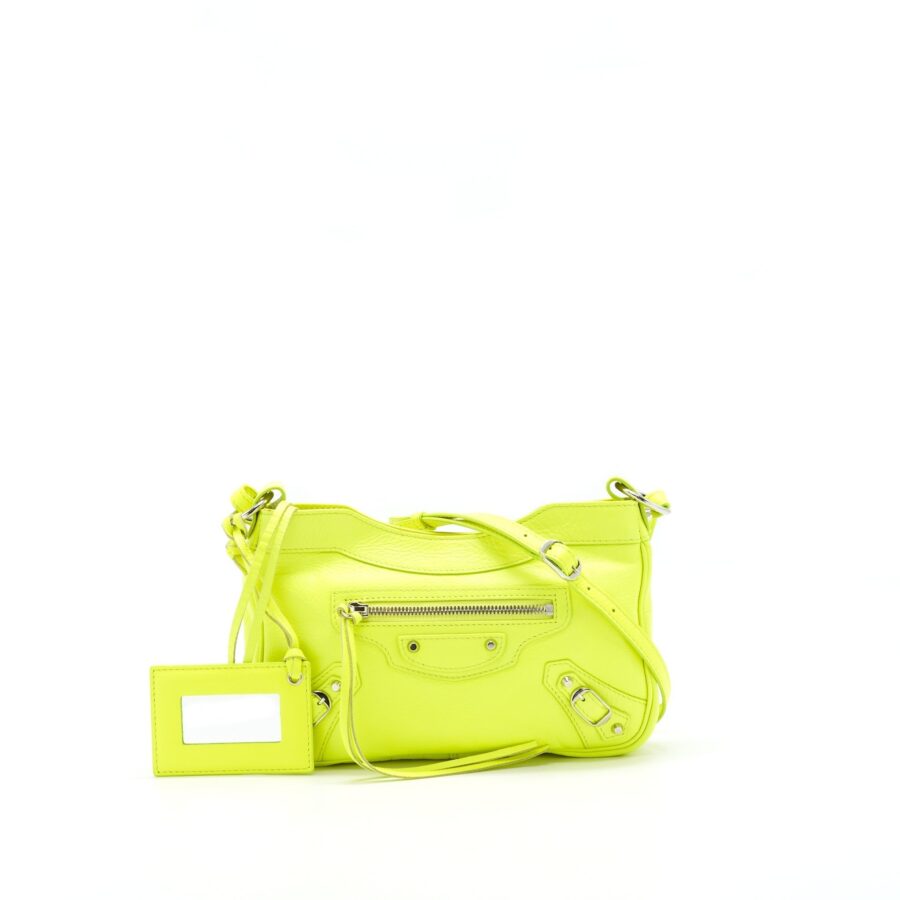 Balenciaga handbag yellow – front view