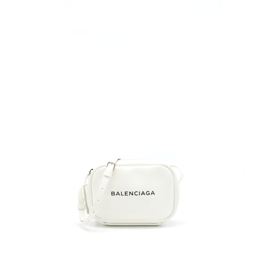 Balenciaga Crossbody white bag – front view