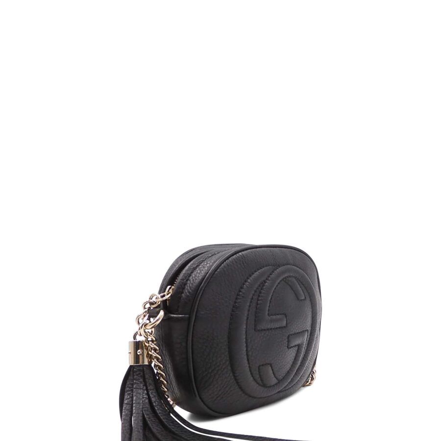 Gucci Soho black bag – front view