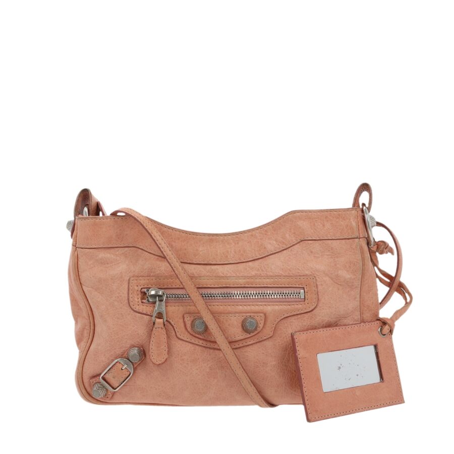 Balenciaga Crossbody pink bag – front view