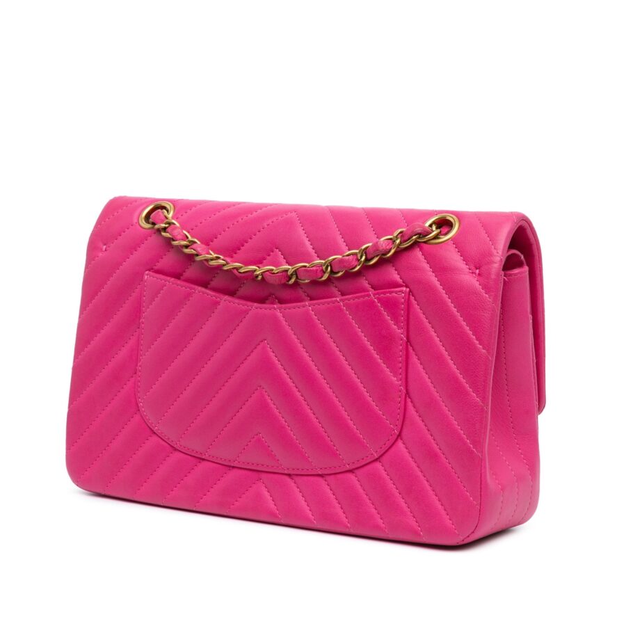 Chanel handbag pink – front view
