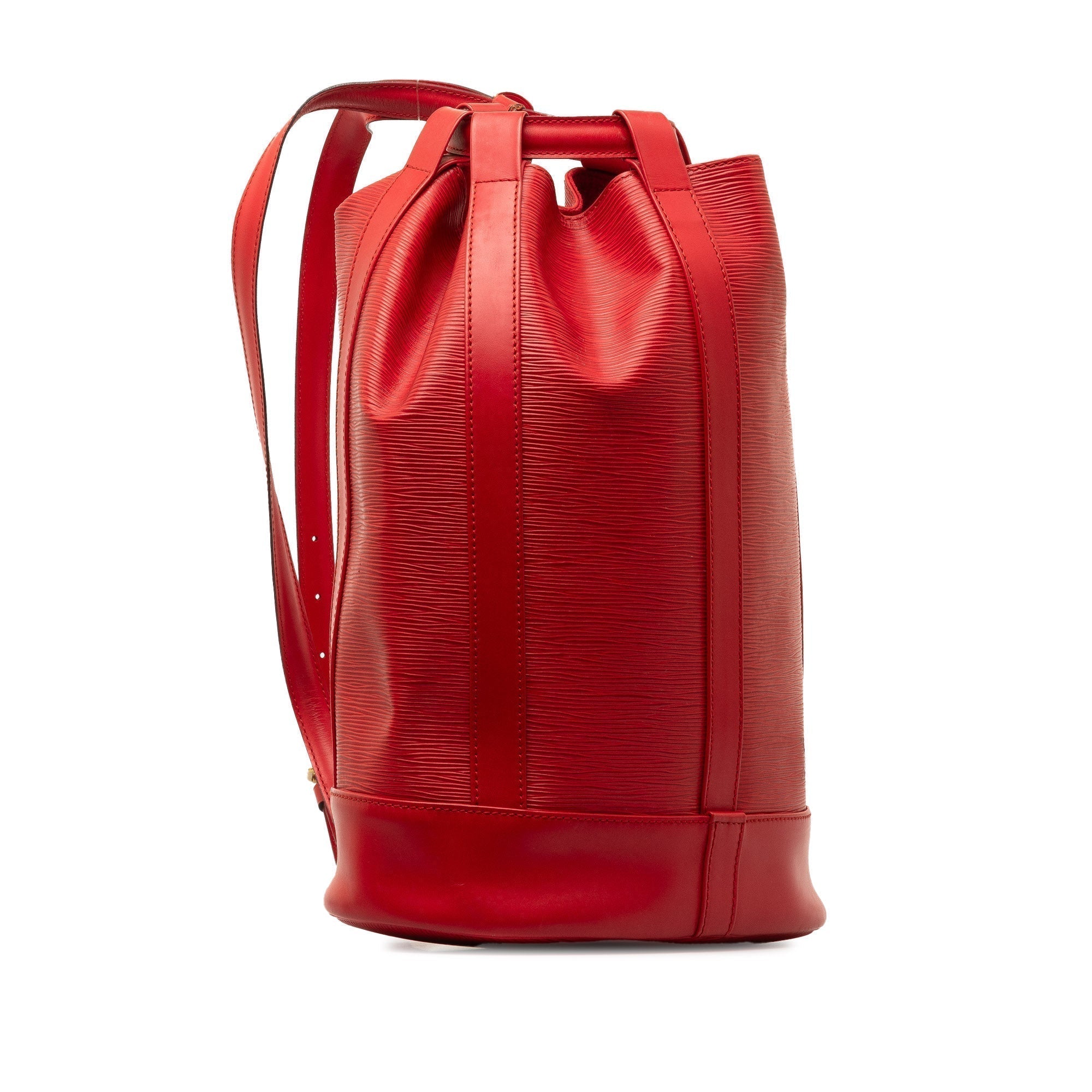 Sac à dos Louis Vuitton Epi Randonnee GM rouge