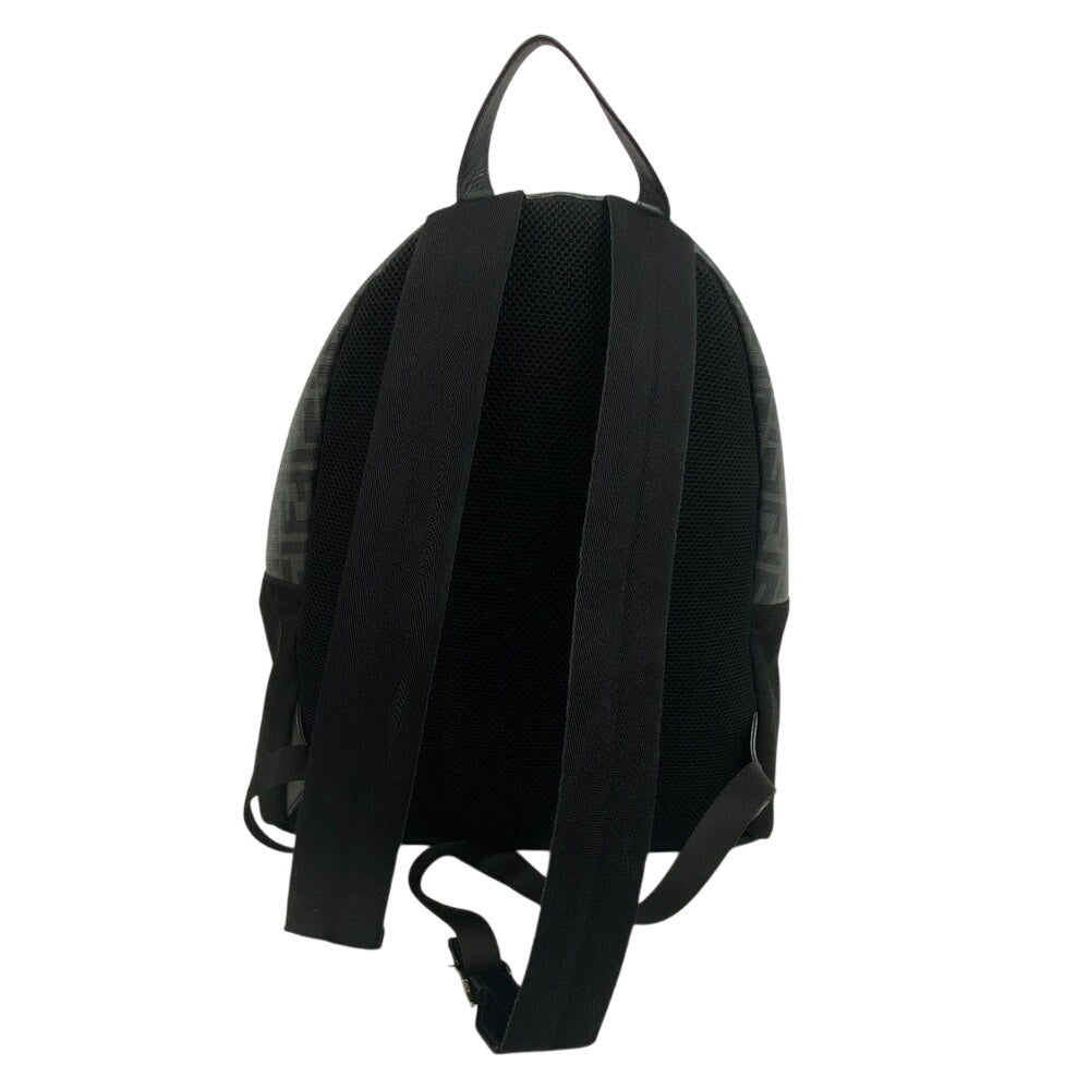 Fendi Sac à dos PVC, Nylon Noir Sac à dos Zucca Hommes