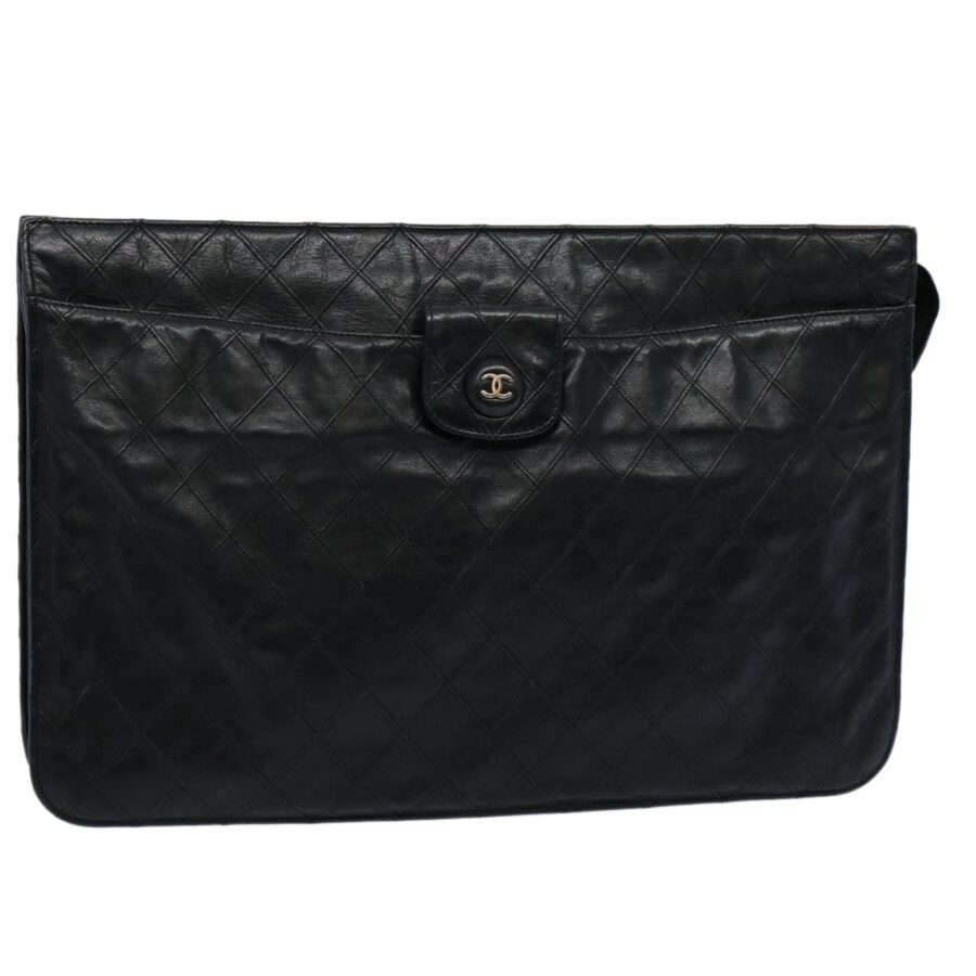 Chanel handbag black – front view