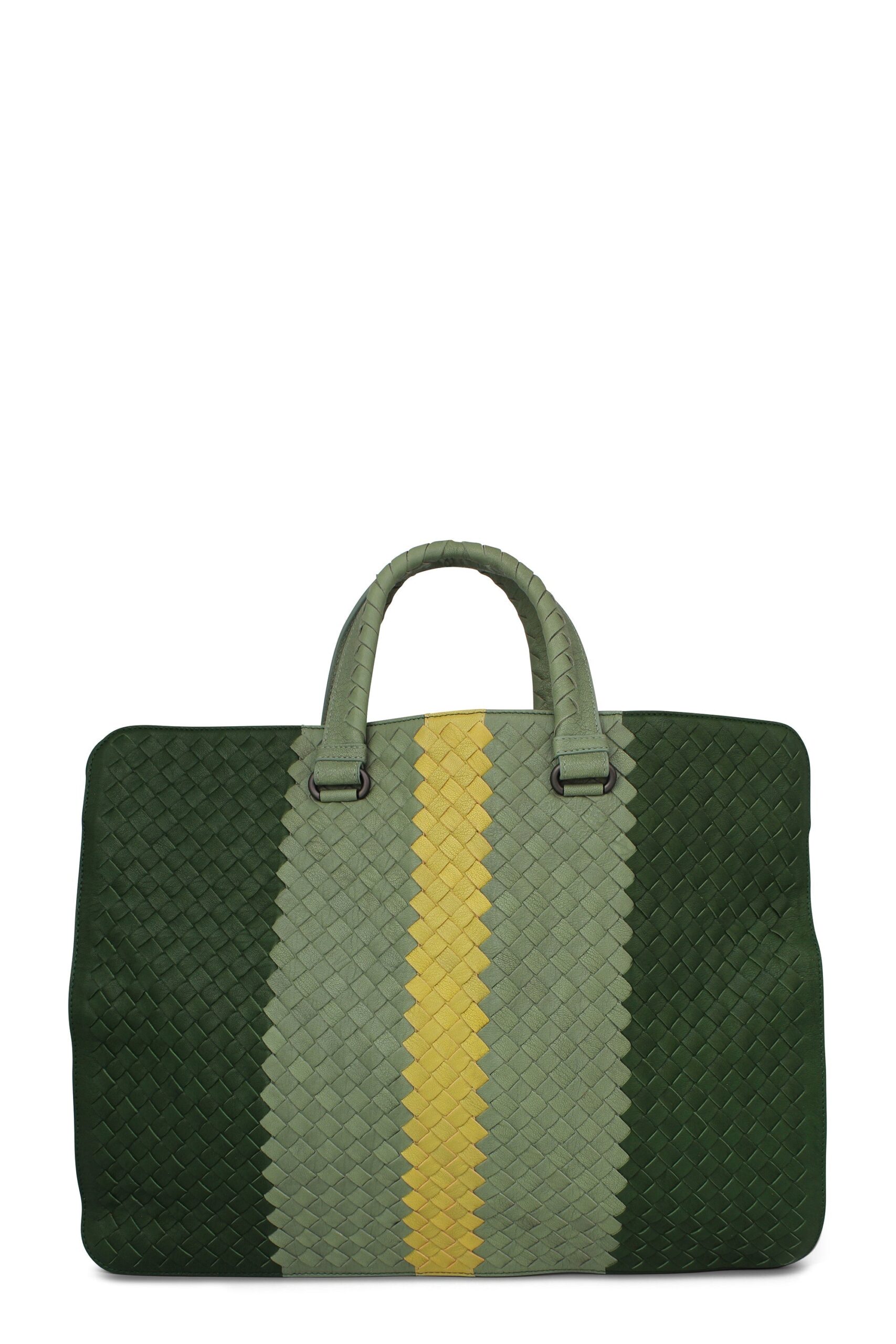 Intrecciato Club Fame Briefcase Vert
