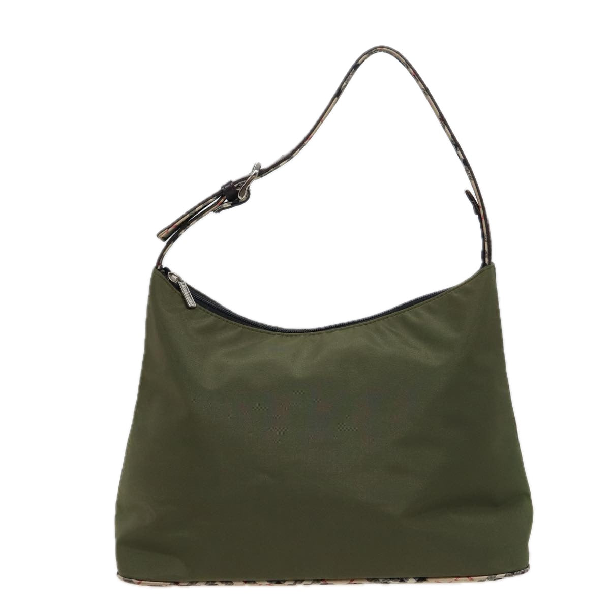 BurberrySs Bleu Label Sac bandoulière Nylon Khaki Auth bs15353