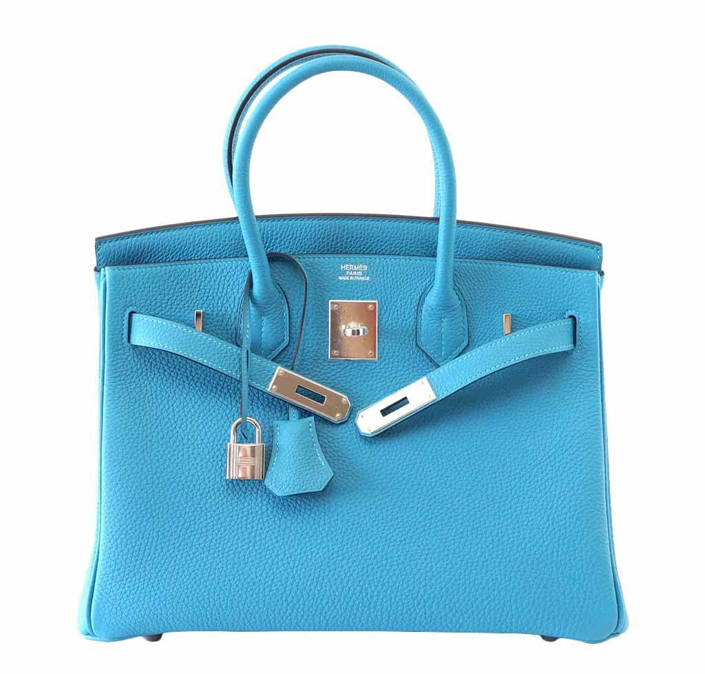 Hermes Birkin 30 Turquoise PHW
