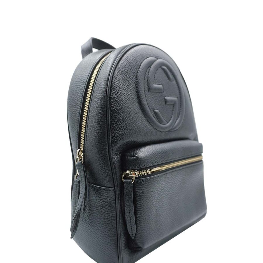 Gucci Soho black bag – front view