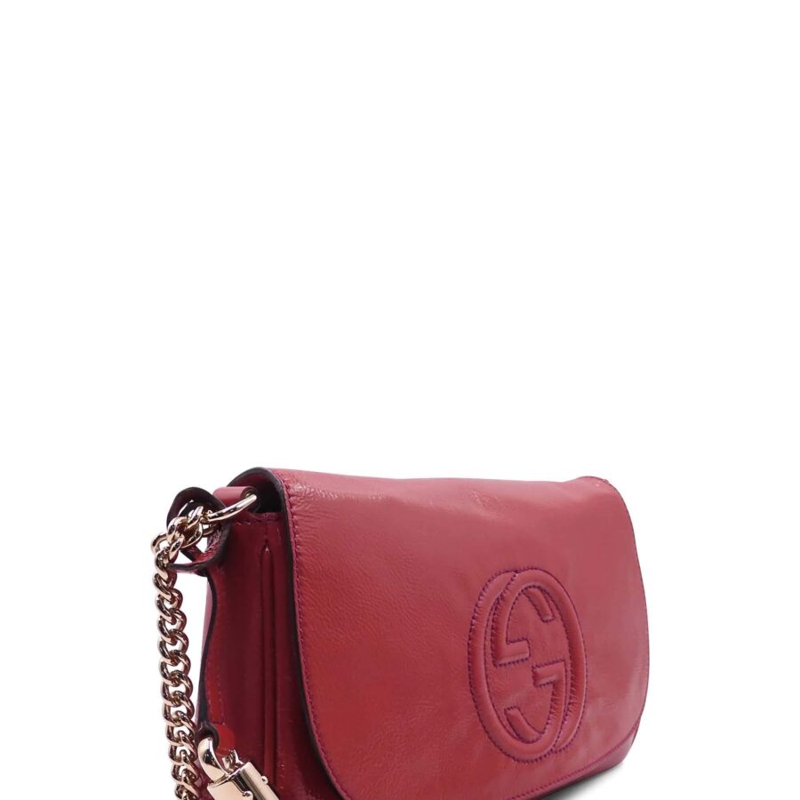 Gucci Soho red bag – front view