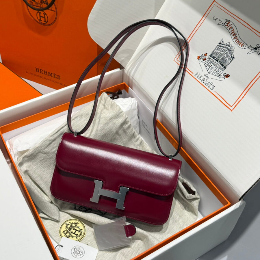 Louis Vuitton Constance burgundy bag – front view