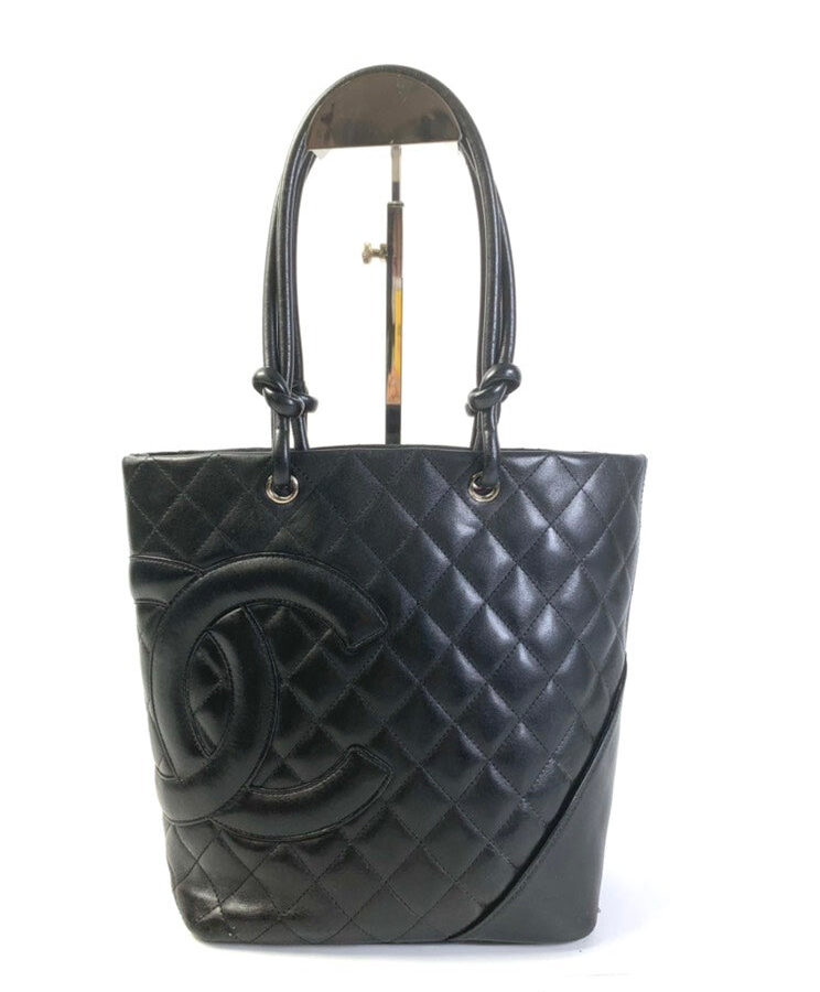 Chanel Tote black bag – front view